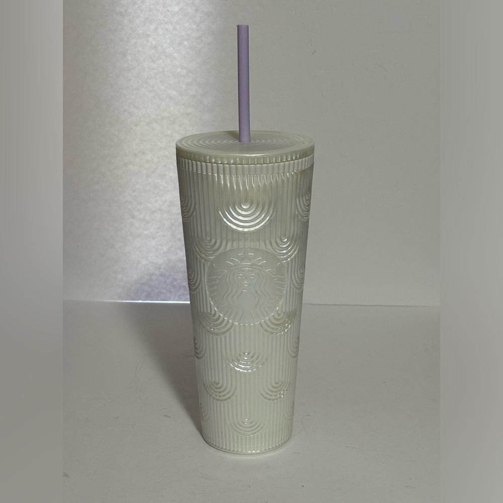 Starbucks 2023 Spring White Mermaid Cold Cup Tumbler 24oz BRAND NEW